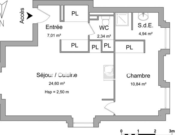 Location Appartement 2 pièces 49.5 m² - 157 RUE DE STRASBOURG - APPT C14 Niort 79000