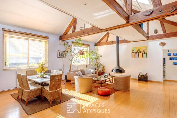 Loft magistral au calme absolu. À deux pas du lac et du centre-ville à Enghien-les-Bains