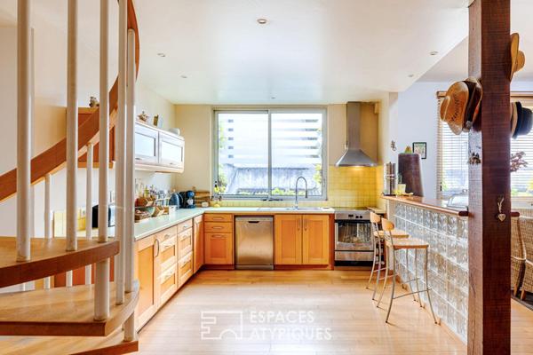 Loft magistral au calme absolu. À deux pas du lac et du centre-ville à Enghien-les-Bains