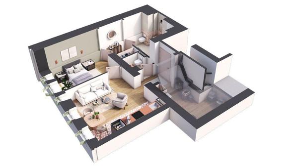 Appartement à vendre 2 pièces 53 m² Nice