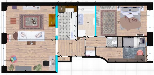 Appartement 4 pièces - 68 m²