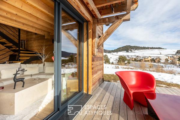 Chalet contemporain avec vue à proximité de Formiguères
