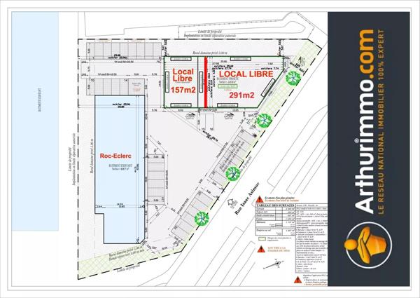 Location Local commercial 150 m2 à Bourgoin-Jallieu