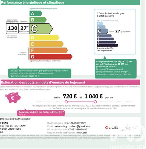 Appartement à vendre 4 pièces 70 m² Montrouge