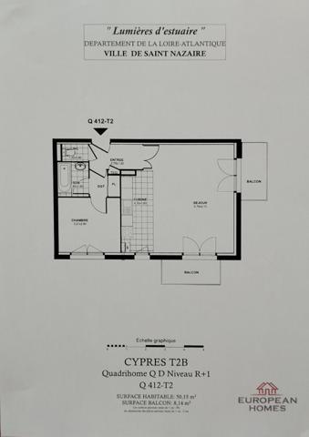 Vente appartement Saint Nazaire : 169 297 € - AJP Immobilier Saint-Nazaire