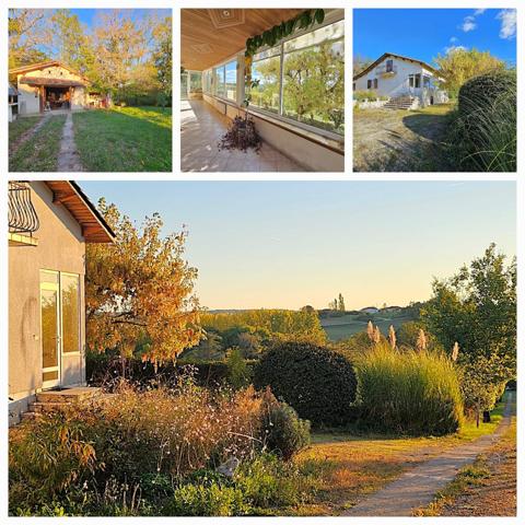 Villeneuve-sur-Lot (47300) A 3mn du centre de Villeneuve sur Lot - Maison familiale 4 chambres avec dépendances et vue dominante, sur 30