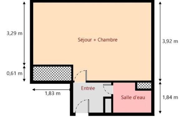Appartement à vendre    1 pièce • 26,02 m2 Suresnes