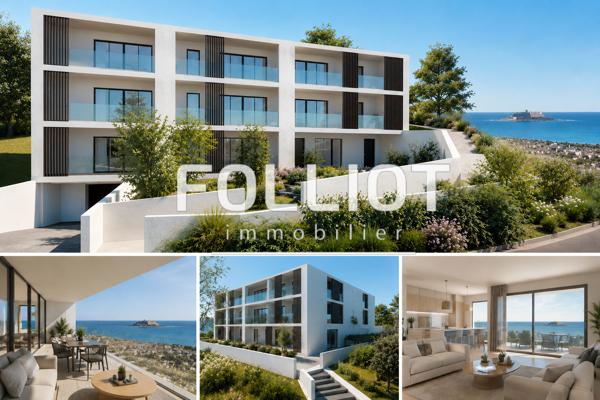 A vendre DONVILLE LES BAINS Appartement T2 46m² VUE MER