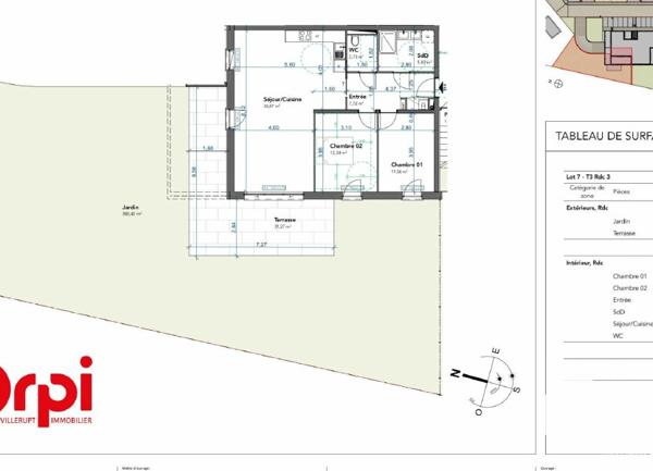 Appartement à vendre    3 pièces • 78,44 m2 Haucourt-Moulaine