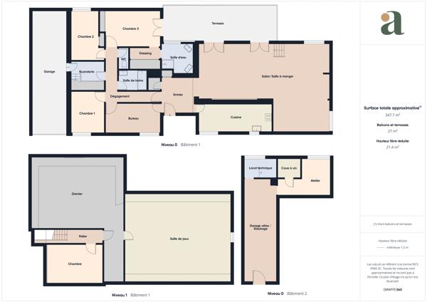 Maison 5/6 chambres avec piscine en vente à Orvault (44700)