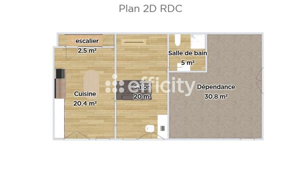 Maison
         3 pièces
        - 81 m²