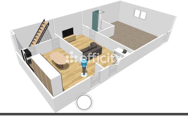 Maison
         3 pièces
        - 81 m²