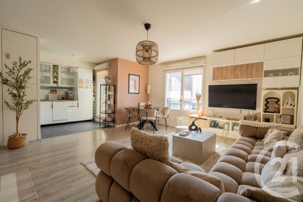 Appartement F3 à vendre  3 pièces - 65,74 m2 TORCY - 77