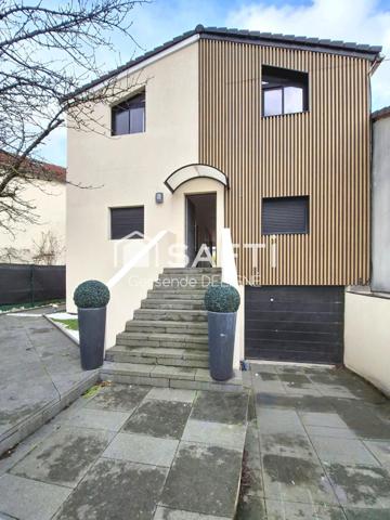 Maison familiale – 4 chambres – jardin et sous-sol total