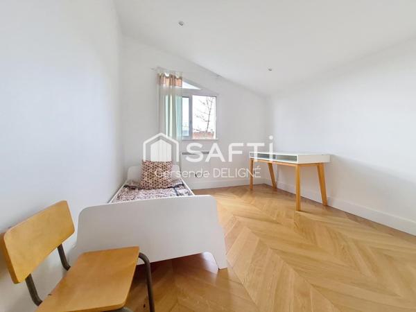 Maison familiale – 4 chambres – jardin et sous-sol total