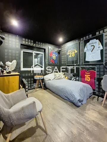 Maison familiale – 4 chambres – jardin et sous-sol total