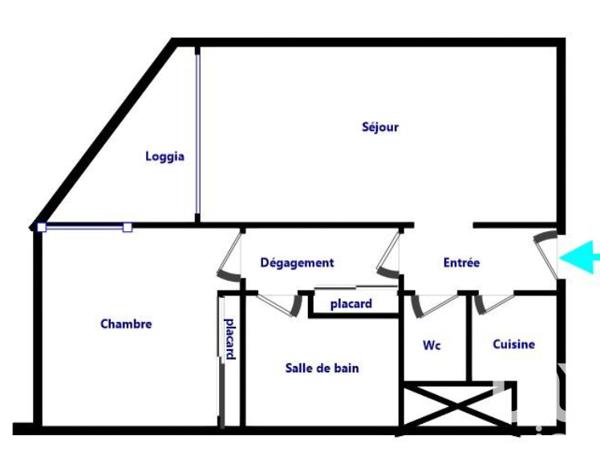Appartement à vendre 2 pièces 45 m² Créteil
