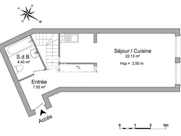 Location Studio 32.42 m² - 211 AVENUE MARECHAL FOCH Mont De Marsan 40000