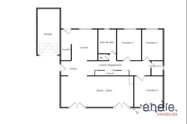 Maison avec vue panoramique de 146 m² dont un T2 indépendant avec piscine