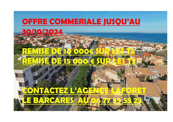 Achat appartement Le Barcarès - 3 pièce(s) - 64 m² - 249 000 €