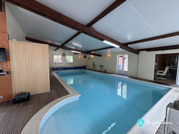 Plain pied avec piscine rue prisé !!