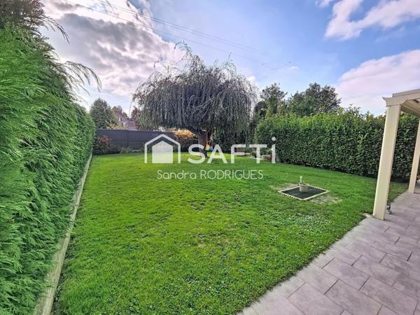 Pavillon construit sur sous sol complet, 5 pièces à la campagne à 8 min de Saint-Quentin sans aucun travaux à prévoir.