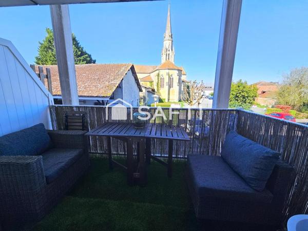 Appartement T3 avec un balcon et 2 places de parking privatives