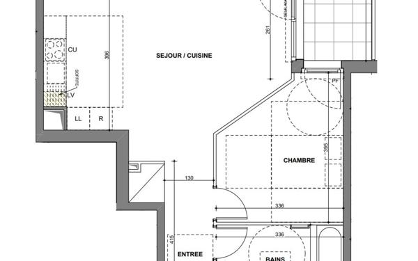 Appartement à vendre    2 pièces • 50,33 m2 Hoenheim