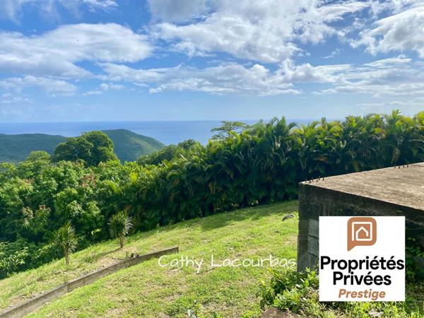 TERRAIN D'EXCEPTION AVEC VUE PANORAMIQUE MER & MONTAGNE - Pointe Noire 1500 m2