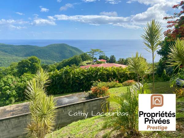 TERRAIN D'EXCEPTION AVEC VUE PANORAMIQUE MER & MONTAGNE - Pointe Noire 1500 m2