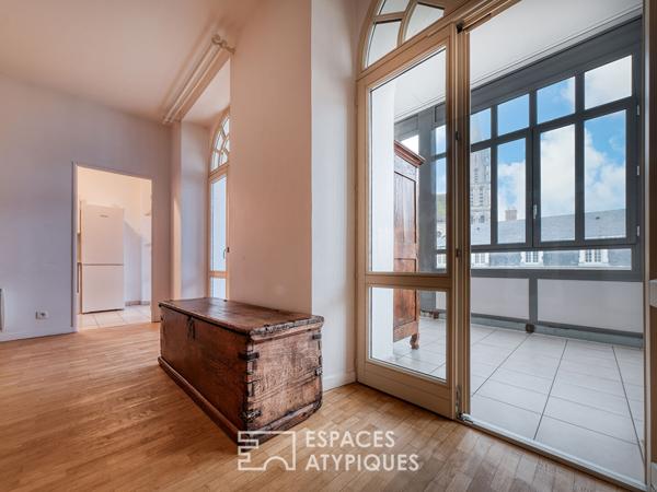 Le duplex et sa vue imprenable sur Notre Dame du Fort