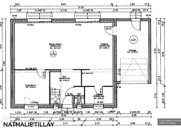 Maison contemporaine a vendre, SAINT DENIS EN VAL, 4 chambres , beau jardin