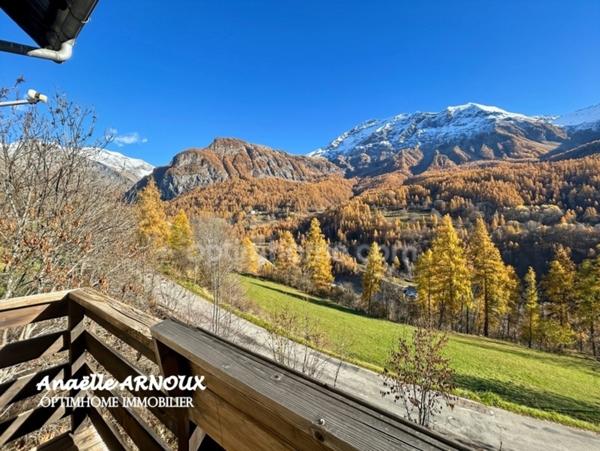 T2 cosy et charmant avec balcon et vue montagne dégagée