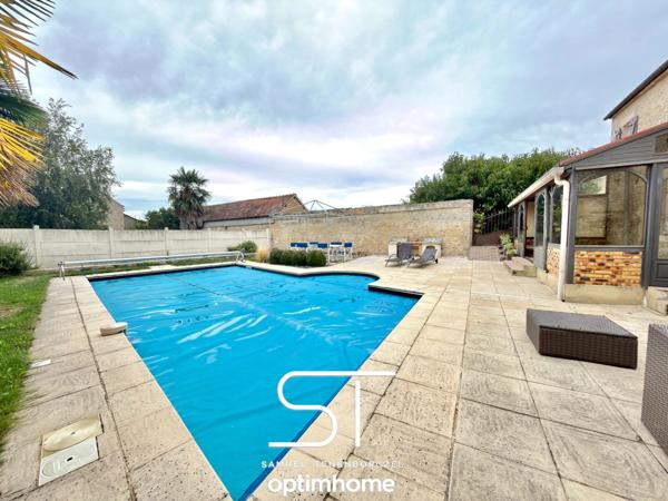 Maison en pierre de 156 m² avec piscine chauffée – Charme et sérénité à ERNES (14270)
