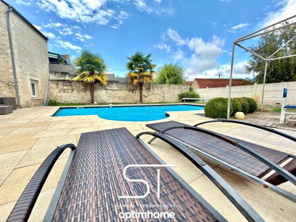 Maison en pierre de 156 m² avec piscine chauffée – Charme et sérénité à ERNES (14270)