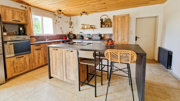 Uzès (30700) A vendre maison avec beau terrain arboré proche Uzès