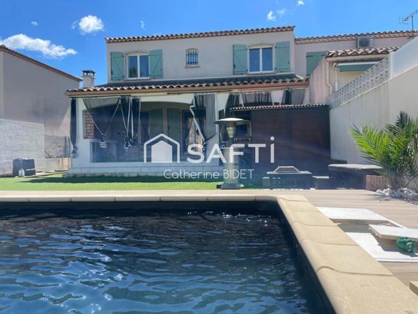 Maison avec piscine dans quartier prisé
