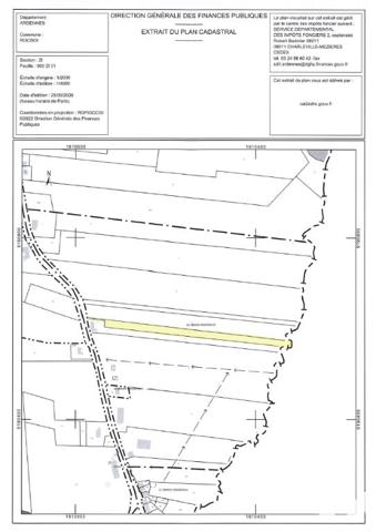 Terrain constructible en partie, situé Lieudit Le Grand Hongreaux