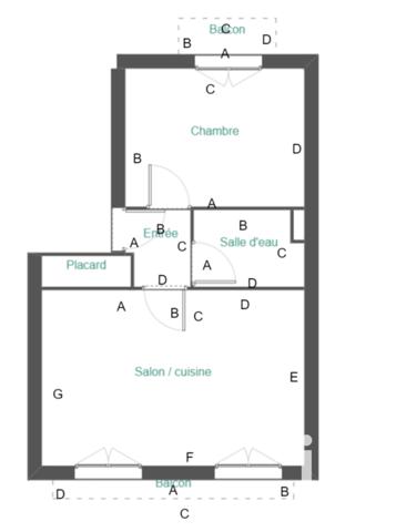 Appartement à vendre 2 pièces 27 m² Hendaye