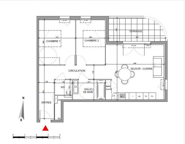 Appartement 3 pièces de 64 m² à Cagnes-sur-Mer (06800)