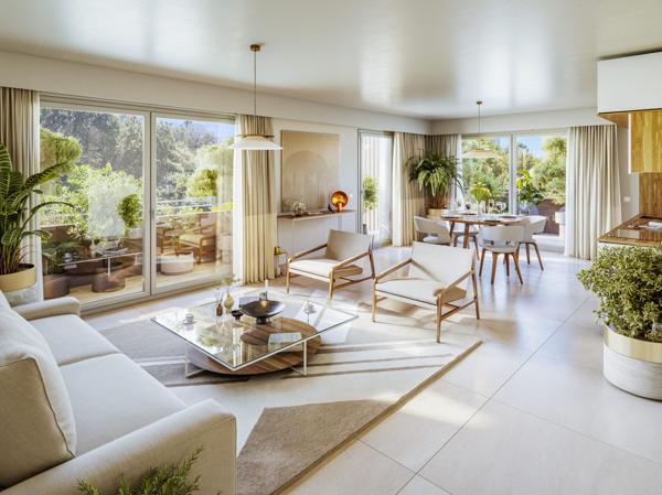 NICE CIMIEZ –  Grand 4P Appartement- Résidence neuve dans un écrin verdure