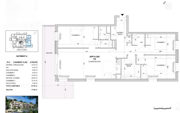 NICE CIMIEZ –  Grand 4P Appartement- Résidence neuve dans un écrin verdure