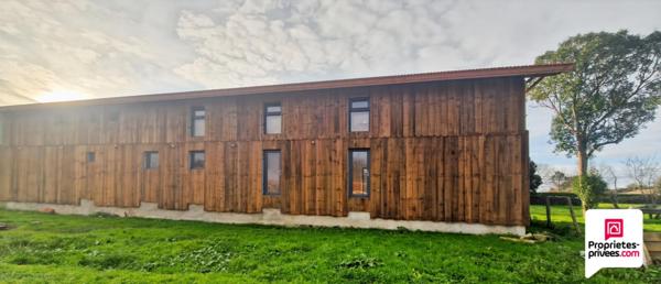 Grand séchoir à tabac à finir de rénover- surface totale de 248 m2