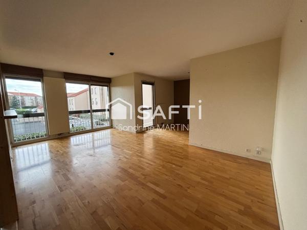 Appartement T4 Bois-Beaumont, 83m2, parking