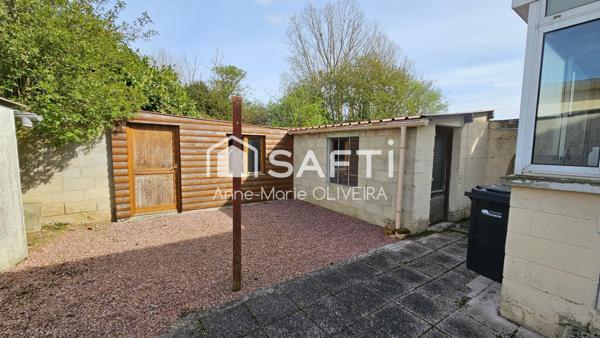 Maison de 5 pièces avec 3ch, jardin + dépendances, proche commodités et axes routiers