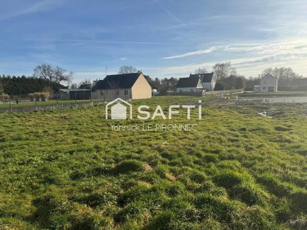 Grand terrain viabilisé de 1382m²