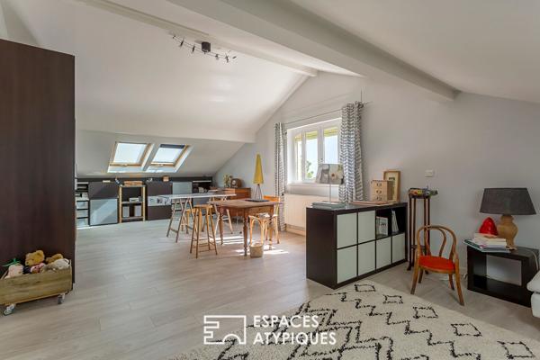 Maison ancienne avec extension et piscine