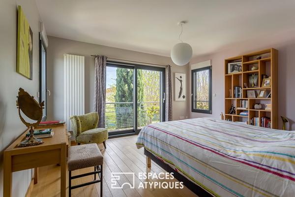 Maison ancienne avec extension et piscine