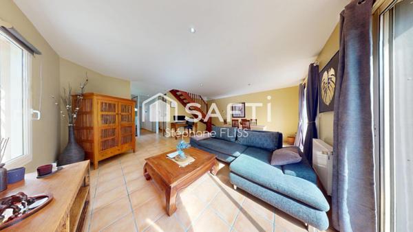 Maison R+1, 95m² , 3 chambres, garage, jardin secteur Le Monteil / Madran