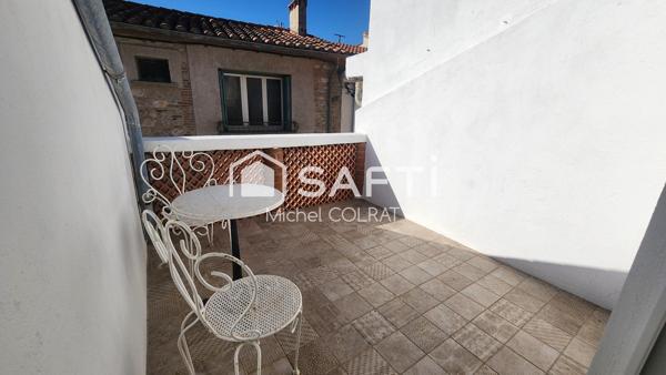 Rivesaltes – Maison de village rénovée avec terrasse de toit